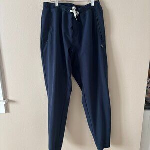 Vuori Transit Joggers Men's L Navy Performance Activewear V417 Stretch Athletic